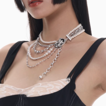 Multi-layer Pearl Choker