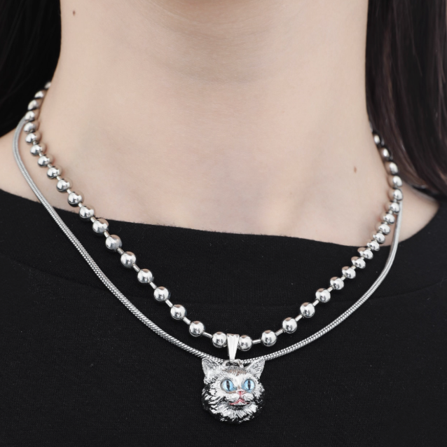 Y2K Cat Necklace