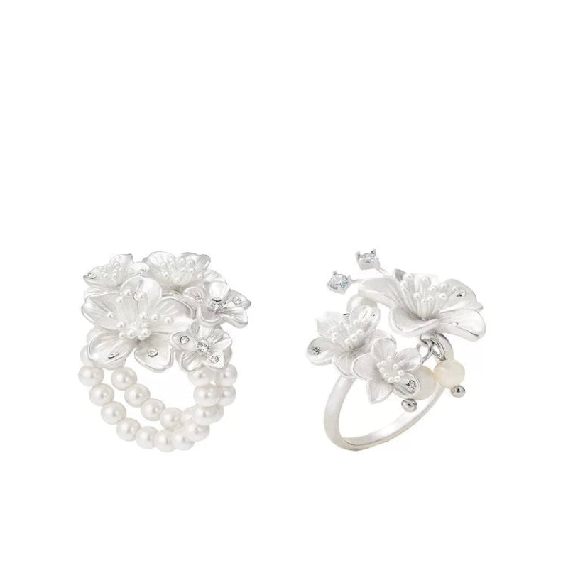 Moonblossom Floral Ring