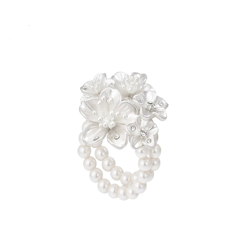 Moonblossom Floral Ring