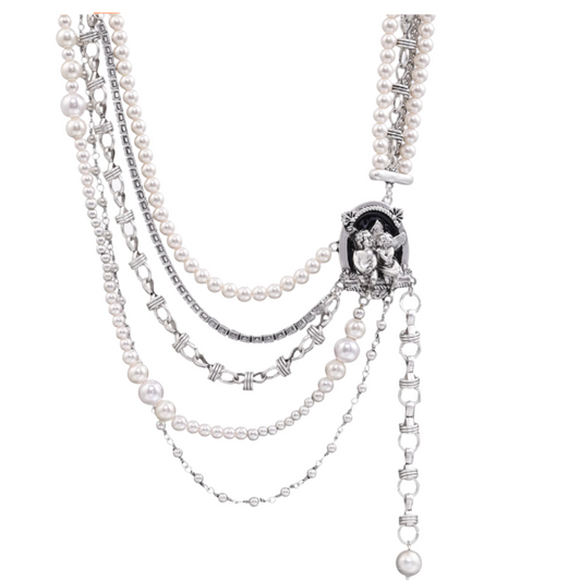 Multi-layer Pearl Choker